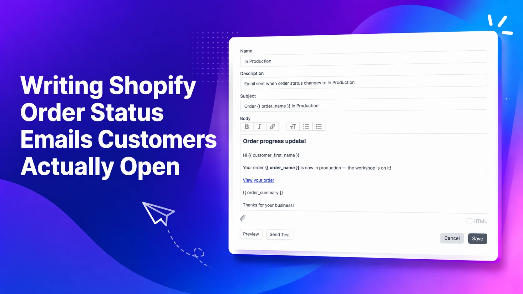 Writing Shopify Order Status Emails Customers Actually Open